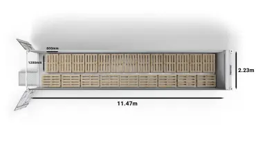 ArcticStore Horizon 40ft Euro Pallets