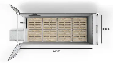 ArcticStore 20ft UK Pallets