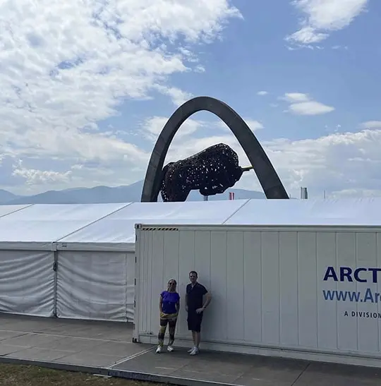 Cold Storage at Austrian Formula 1 Race –Refrigerated Containers