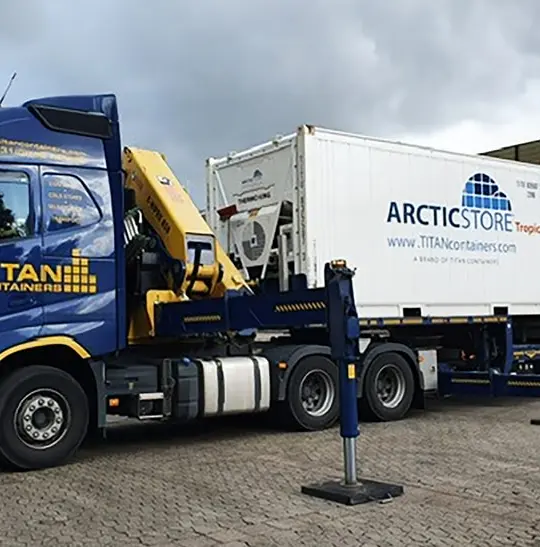 ArcticStore Refrigerated Containers for a German Trade Fair